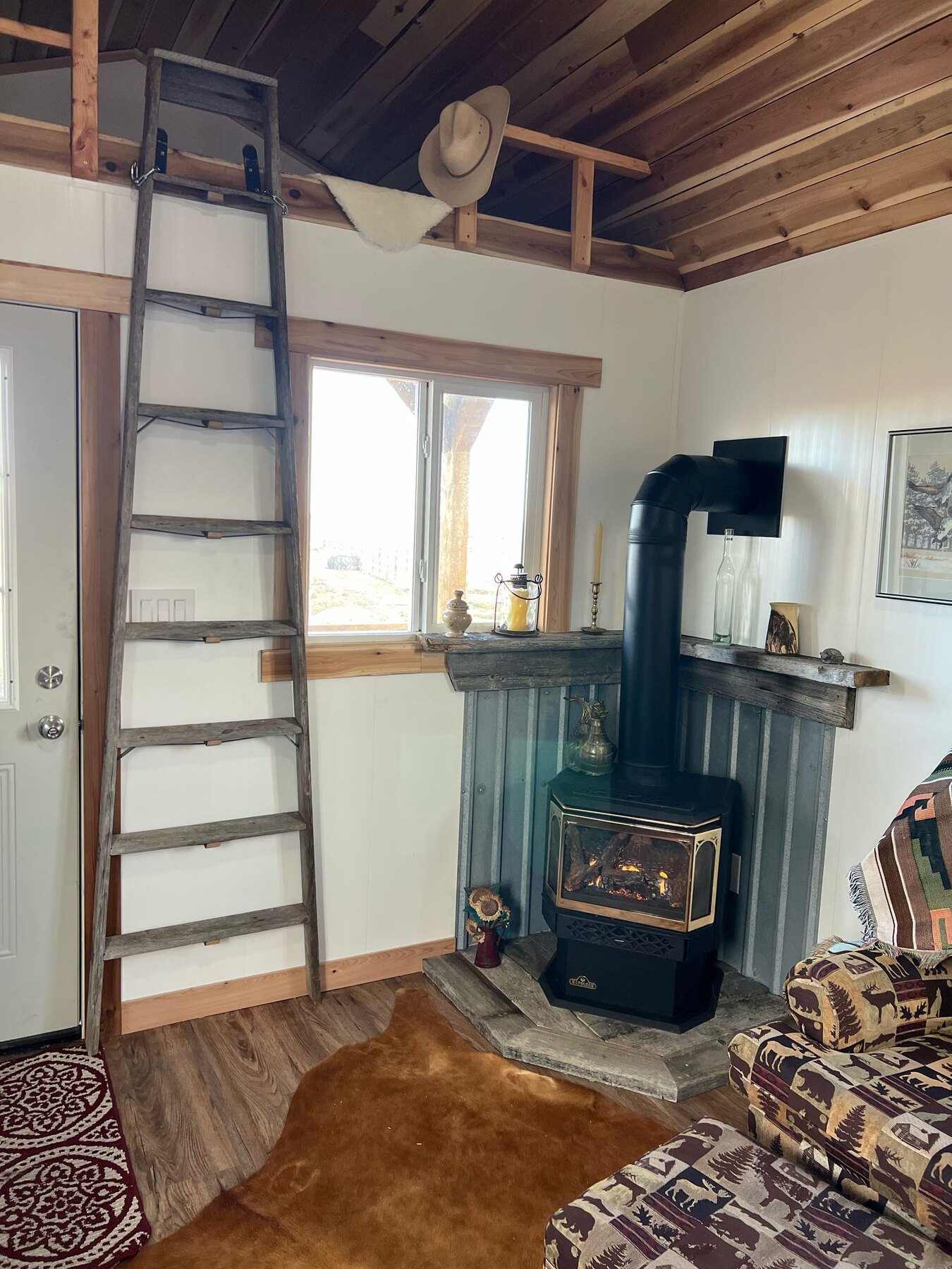 Wood stove for cozy evenings in Woodsman